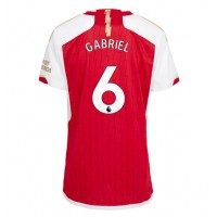 Arsenal Gabriel Magalhaes #6 Heimtrikot Frauen 2023-24 Kurzarm